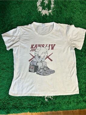 KAWS White Short-Sleeve Graphic Tee
